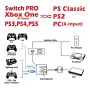 Konverter für XBox/PS/Switch Controller zu PS1/PS2/PC