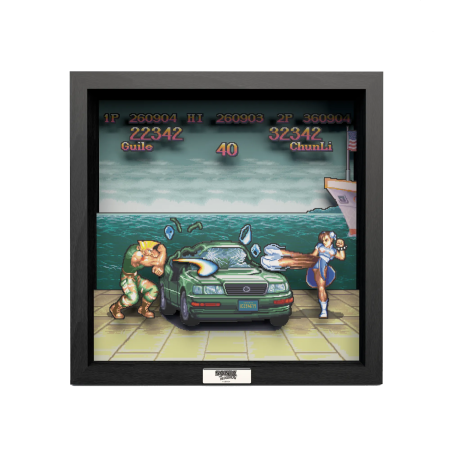 Street Fighter Pixel Frame 23x23cm