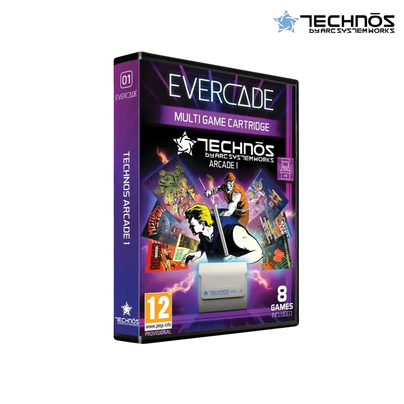 Technos Arcade 1 Cartridge with 8 Classic Games