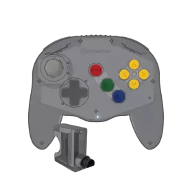 "Admiral" N64 Bluetooth Controller (Transparent-Schwarz) (N64, PC, Android)