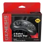 Retro-Bit SEGA Genesis / MD 6-button Arcade Pad (Black, 9-Pin)