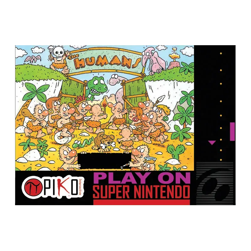 The Humans SNES Puzzlespiel Cover