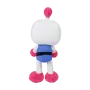 Eco-friendly Bomberman Plush with detachable bomb accessory