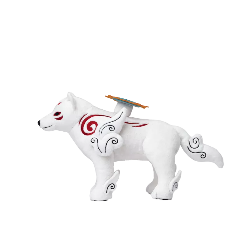 Item lab Urso De Pelúcia Amaterasu Okami Branco