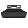Checkmate A1500 Plus Mini ITX/Micro ATX Basic Case (Horizontal Slots) (Black)