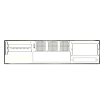 Checkmate A1500 Plus Micro ATX / Mini ITX Rear Panel (White)