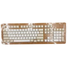 Tastaturkappen-Set für Cherry MX Tasten (Weiß und Beige) (International variant)