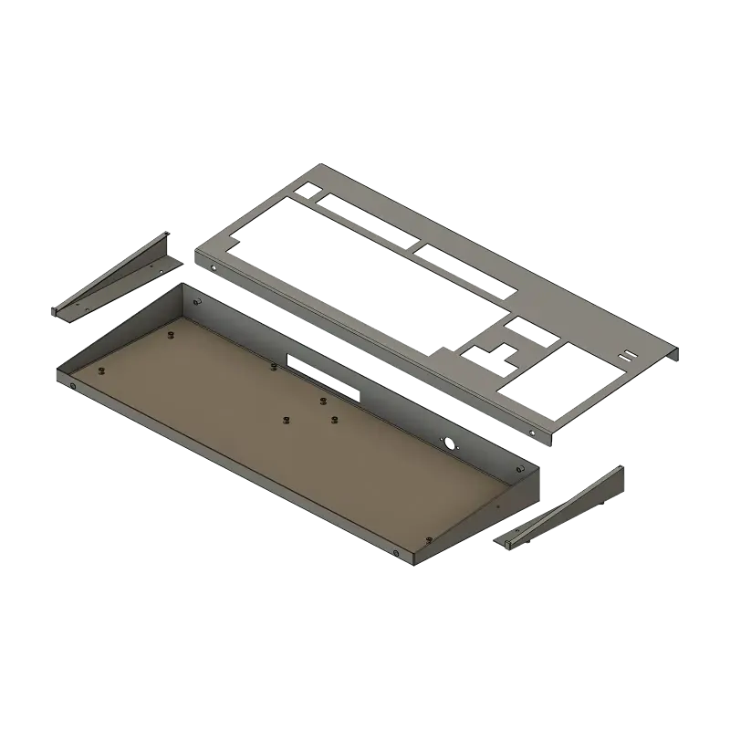 External Keyboard Case for Amiga 500/1200 in White