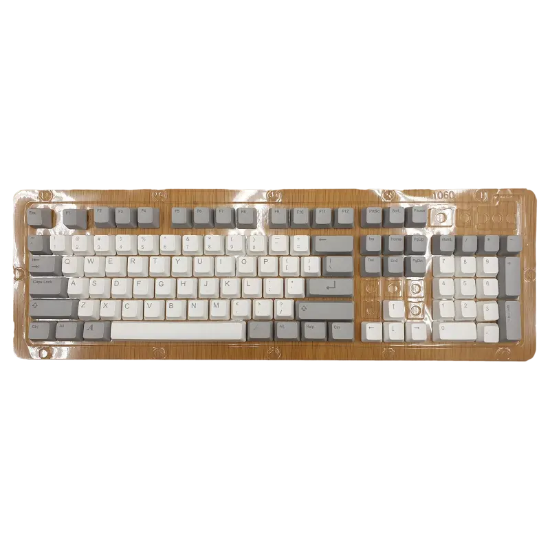 White & Gray Keycap Set for Cherry MX Switches