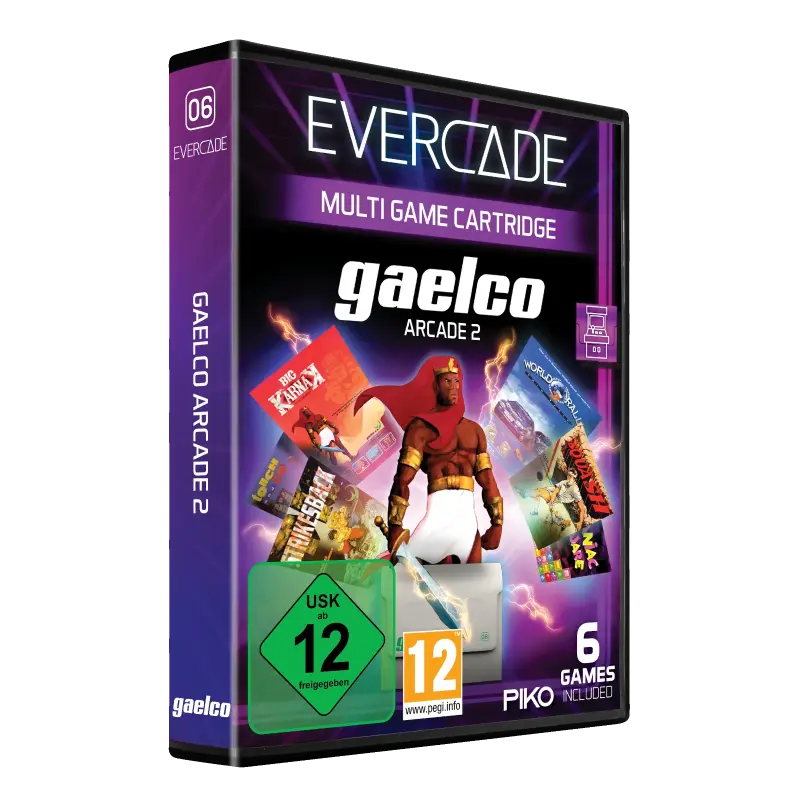 Gaelco Arcade 2 for Evercade - 6 classic games