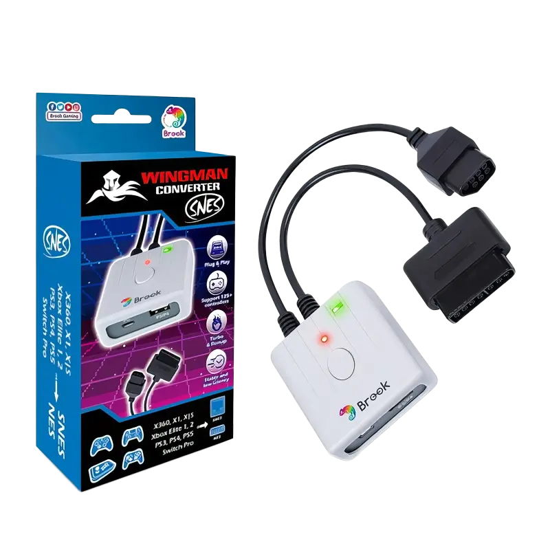 Wingman SNES Converter: Xbox/PS/Switch to NES/SNES