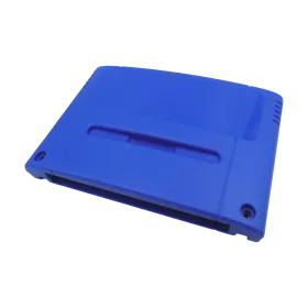 Blaues SNES Gehäuse Ersatzmodul