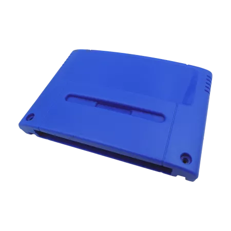 Blaues SNES Gehäuse Ersatzmodul