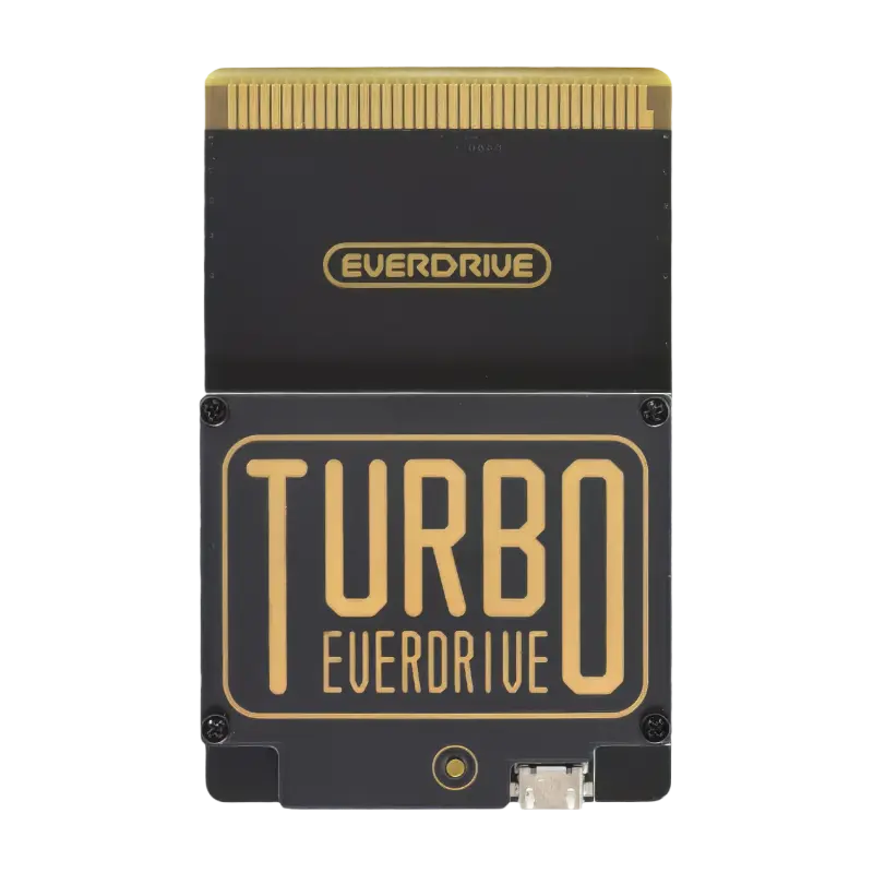 Turbo Everdrive Pro für TG16/PC-Engine in Schwarz