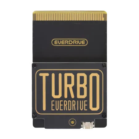 Turbo Everdrive Pro flashcart for TG16/PC Engine in Black