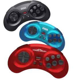 Retro-Bit SEGA Mega Drive 6-button Pad - Wireless