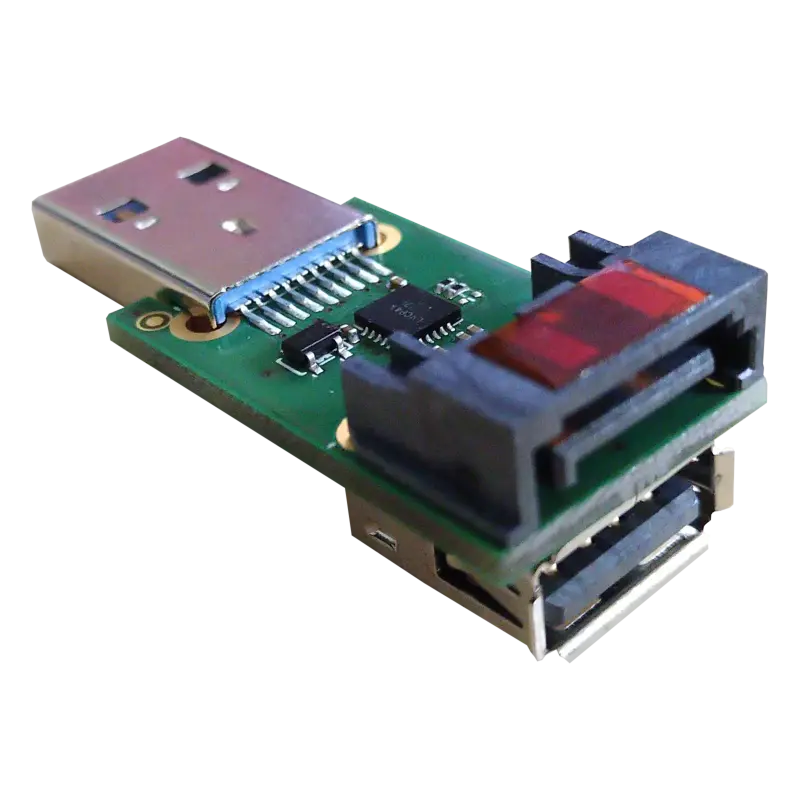 Pyra USB to S-ATA and USB Splitter Adapter