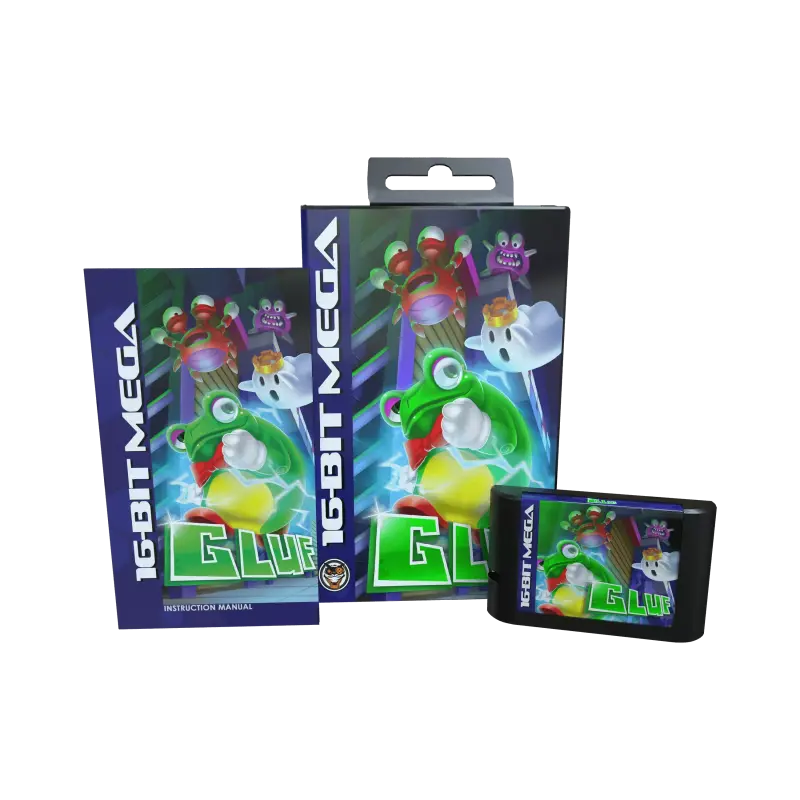 Gluf – Das froschige Puzzlespiel für MegaDrive