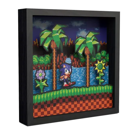 Sonic Idle Pixel Frame 23x23cm