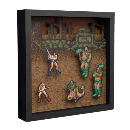 Golden Axe Pixel Frame 23x23cm