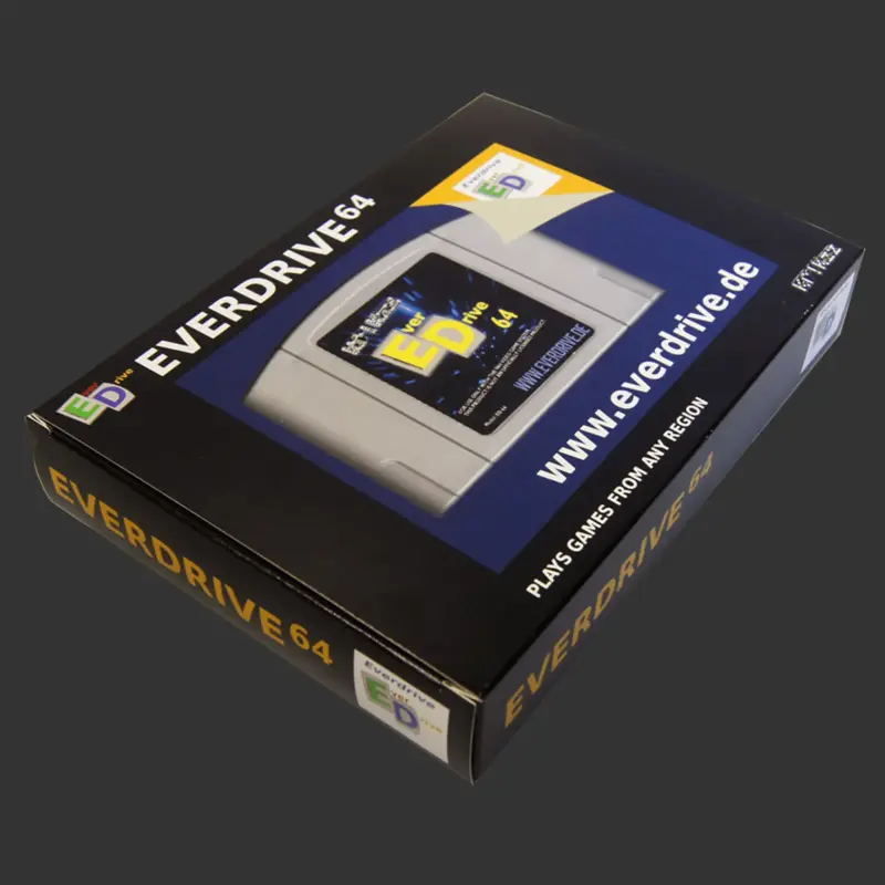 Everdrive64 Leerverpackung Vorderansicht