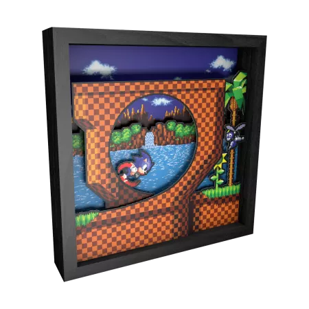 Sonic Loop Pixel Frame 23x23cm