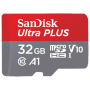 SanDisk Ultra 32GB MicroSDHC Card with Adapter