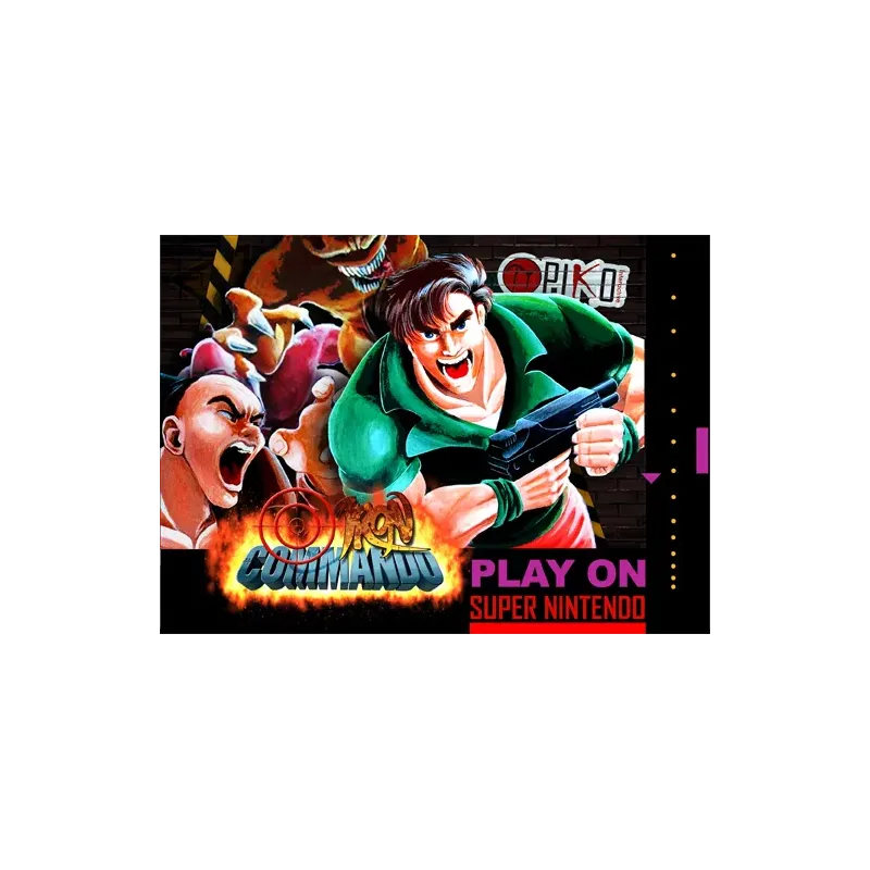 Iron Commando SNES game by Piko Interactive