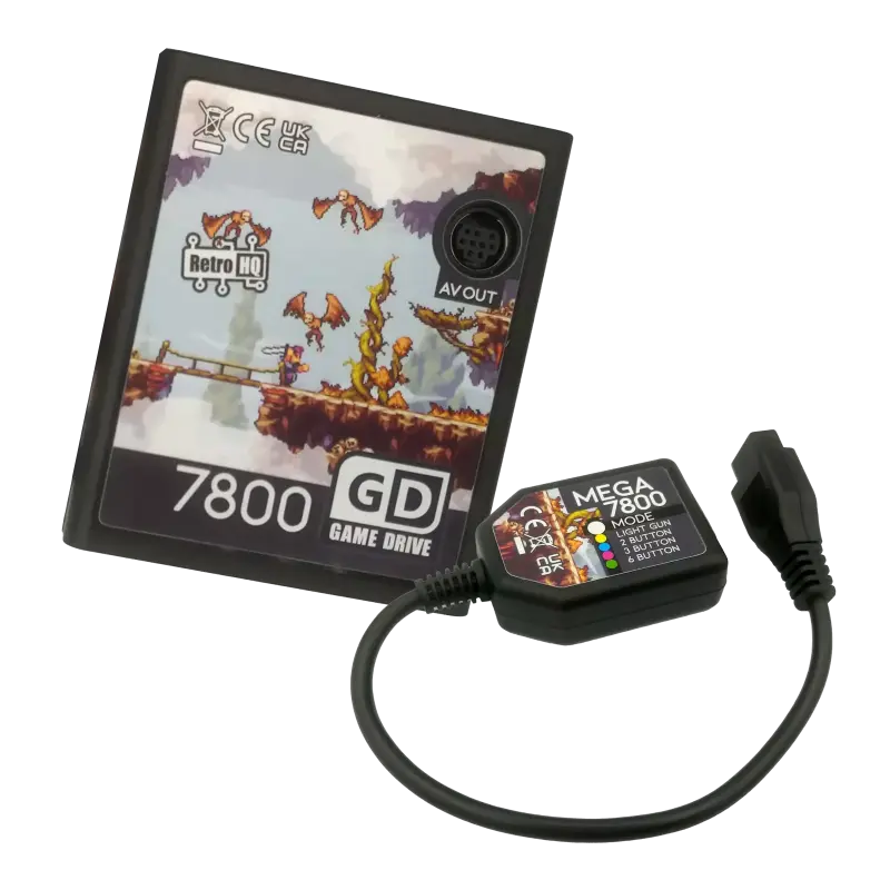 Atari 7800 GameDrive und Mega 7800 Bundle