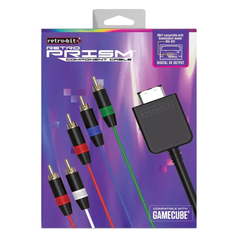 Retro-Bit Prism Component Cable for GameCube DOL-001