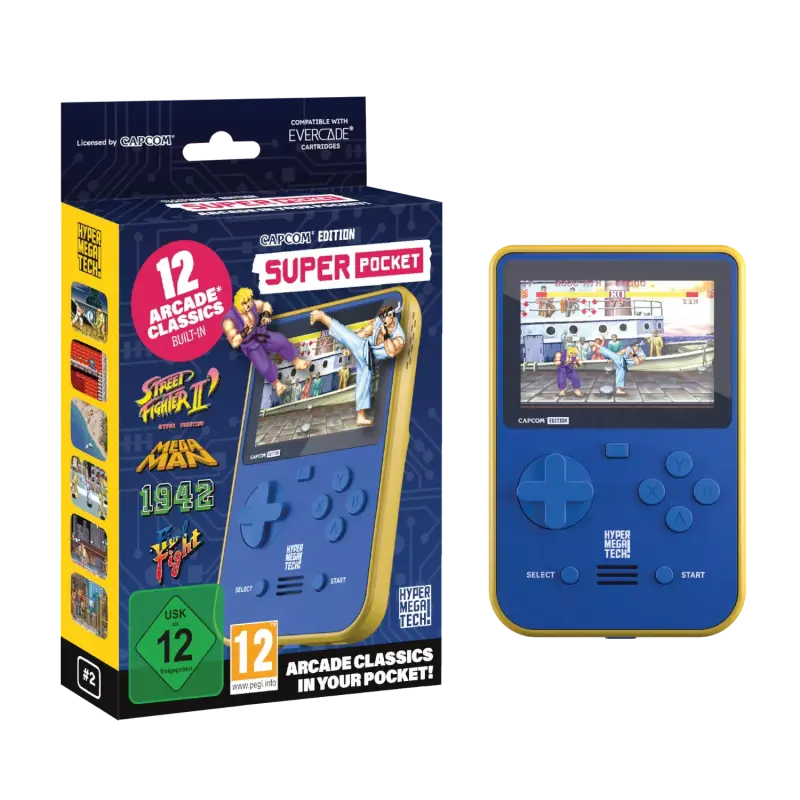 Blaze Capcom Super Pocket: Klein, vielseitig, vorinstallierte Spiele