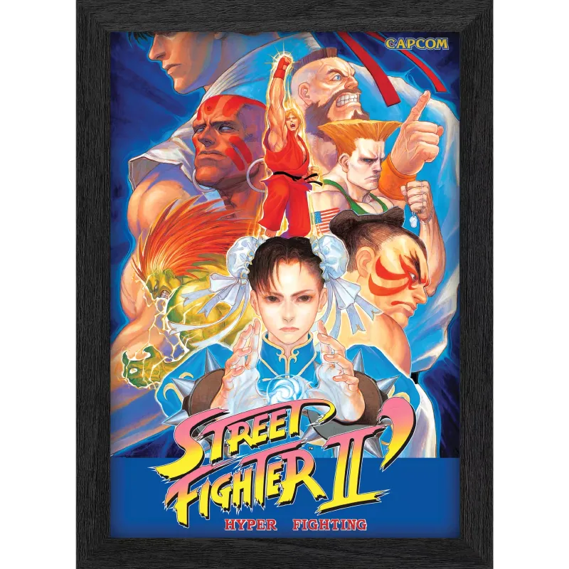 Pixel Frame: Street Fighter 2 - Hyper Fighting Kunstwerk