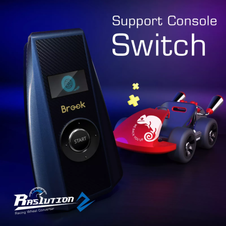 Brook Ras1ution 2 Racing Wheel Converter for PS3/PS4/PS5/Switch