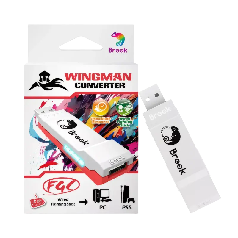 Wingman FGC Converter for wired fighting sticks on PS5
