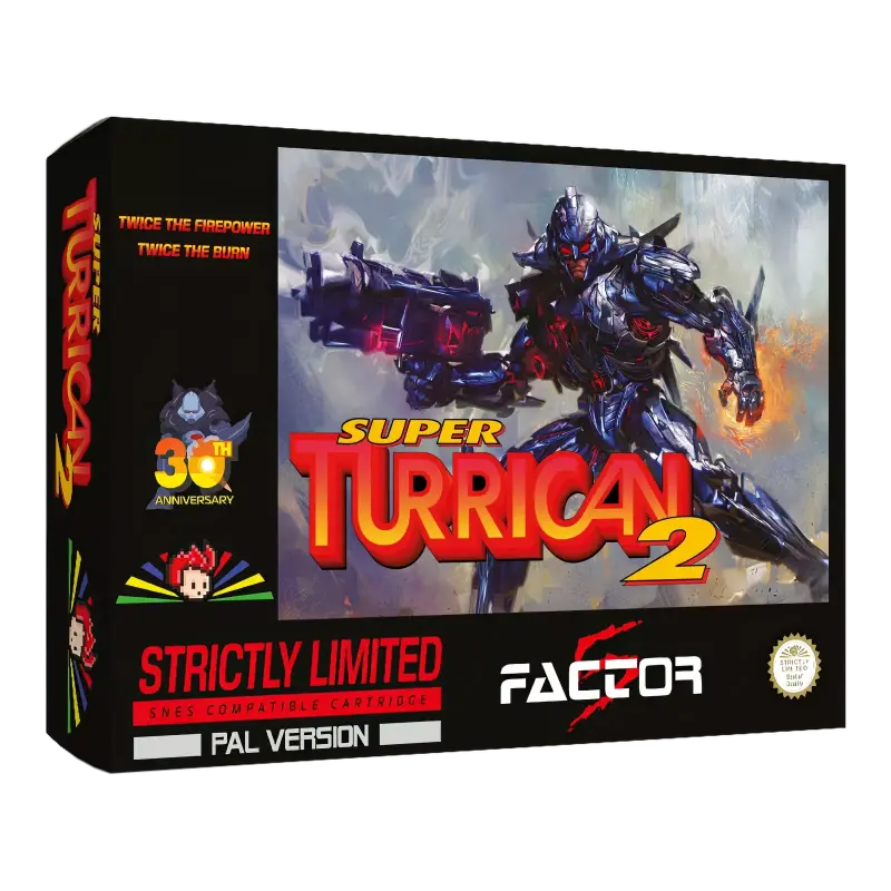 Super Turrican 2 Special Edition SNES Cartridge