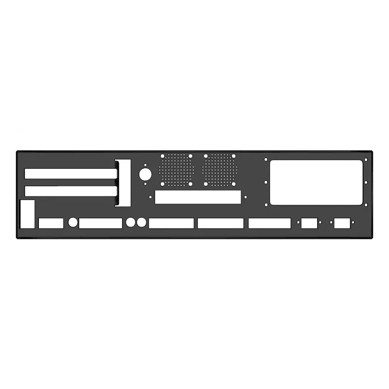 Black Rear Panel for Checkmate A1500 Plus Case