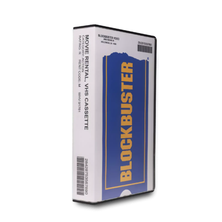 Blockbuster Mini VHS-Hülle für Switch-Spiele