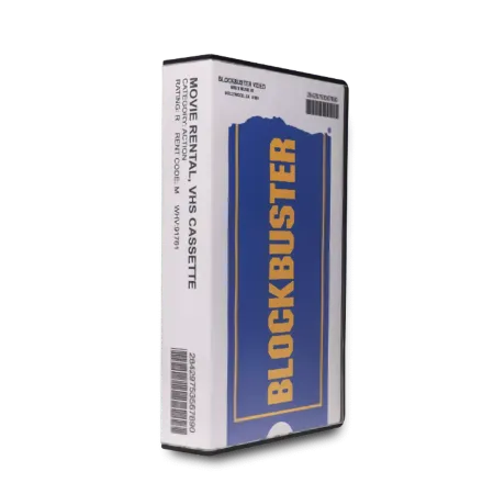 Blockbuster Mini VHS-Hülle für Switch-Spiele