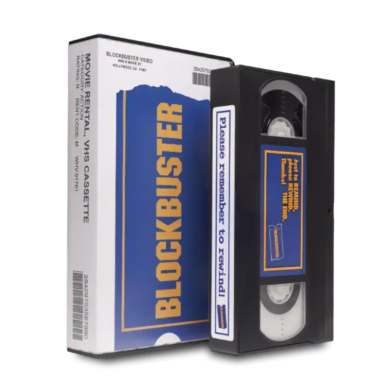 Blockbuster® Mini VHS Cassette Switch Game Case