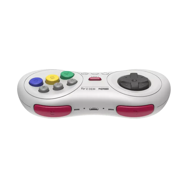 8bitdo M30 2.4G Wireless Controller - White