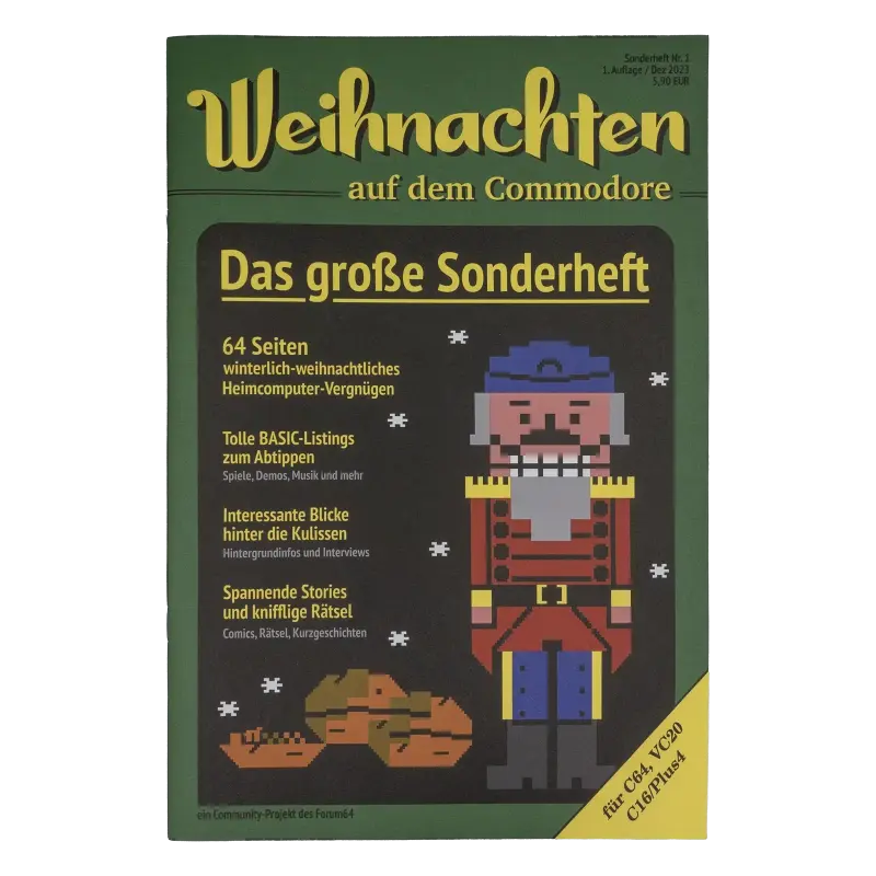 Weihnachten auf dem Commodore magazine cover