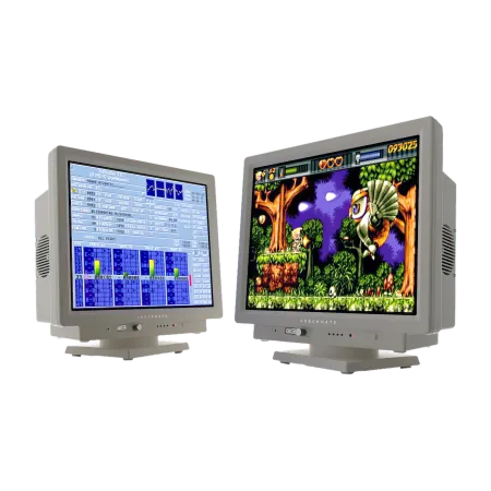Checkmate IPS Retro Monitor - wähle Weiß oder Schwarz