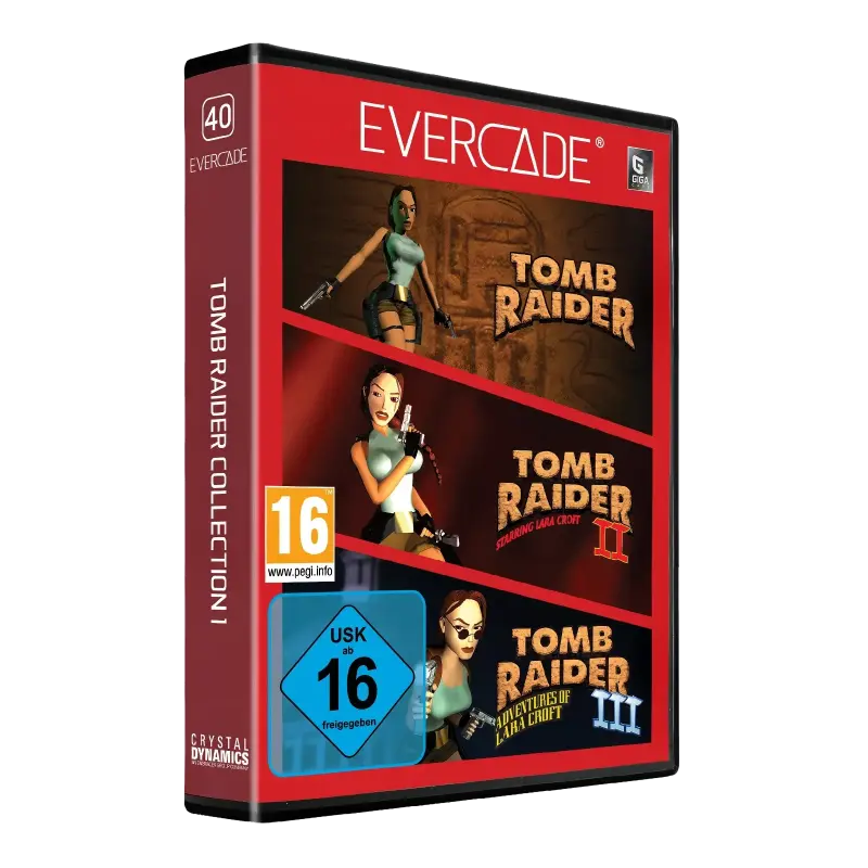Tomb Raider Collection 1 - Evercade Modul 40