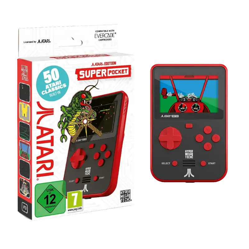 Blaze Atari Super Pocket - 50 vorinstallierte Spiele