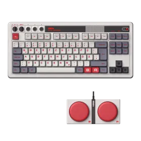 8BitDo Mechanical Keyboard (QWERTZ Layout, BT, 2.4G, USB)