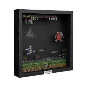 Ghosts'n'Goblins Red Arremer - Pixelrahmen 23x23cm