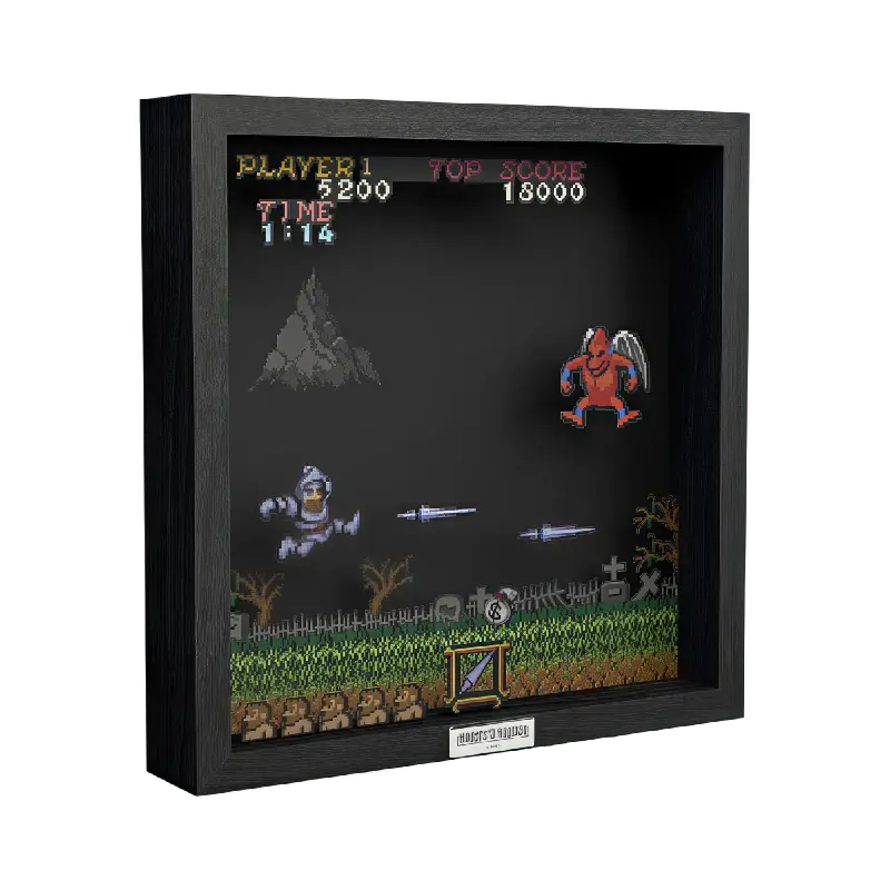 Ghosts'n'Goblins Red Arremer - Pixel Frame 23x23cm - Pixel Frames