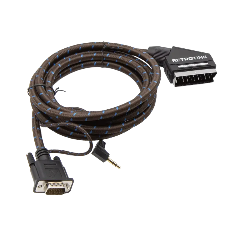 RetroTink HD15 zu SCART Kabel - RetroTink
