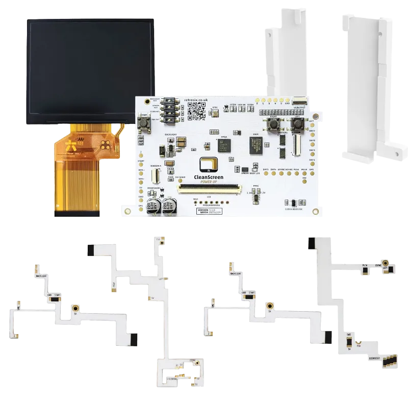 Game Gear CleanScreen Kit v3.1 (IPS-Display) - RetroSix
