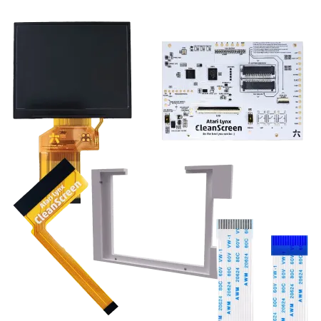 Atari Lynx 1 / 2 CleanScreen Kit (IPS) - RetroSix